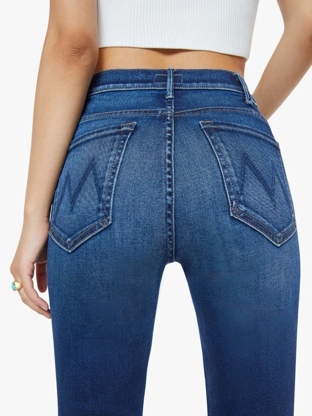 MOTHER Petites Lil Hustler Ankle Jean in “Taking Chances” Wash size 27 NWT - Picture 4 of 10